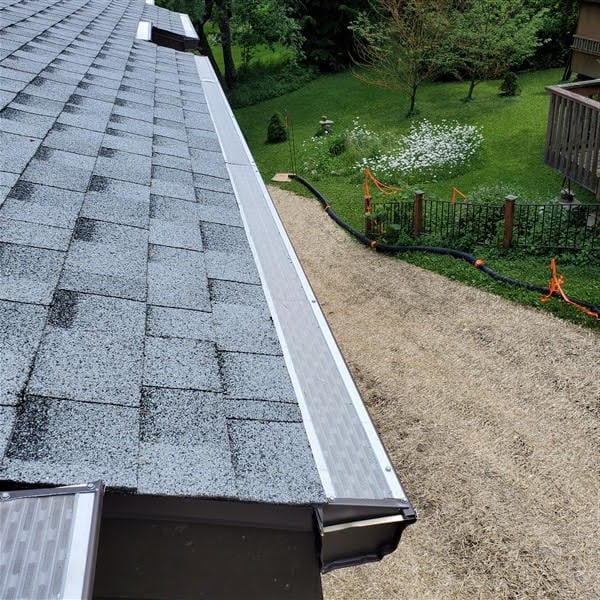 Gutter guards end caps